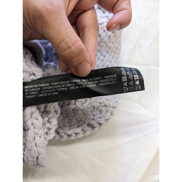 ZARA Chunky Sweater Small Classic Knit Mock Neck Turtleneck Pullover Cozy Thick - Picture 8 of 11